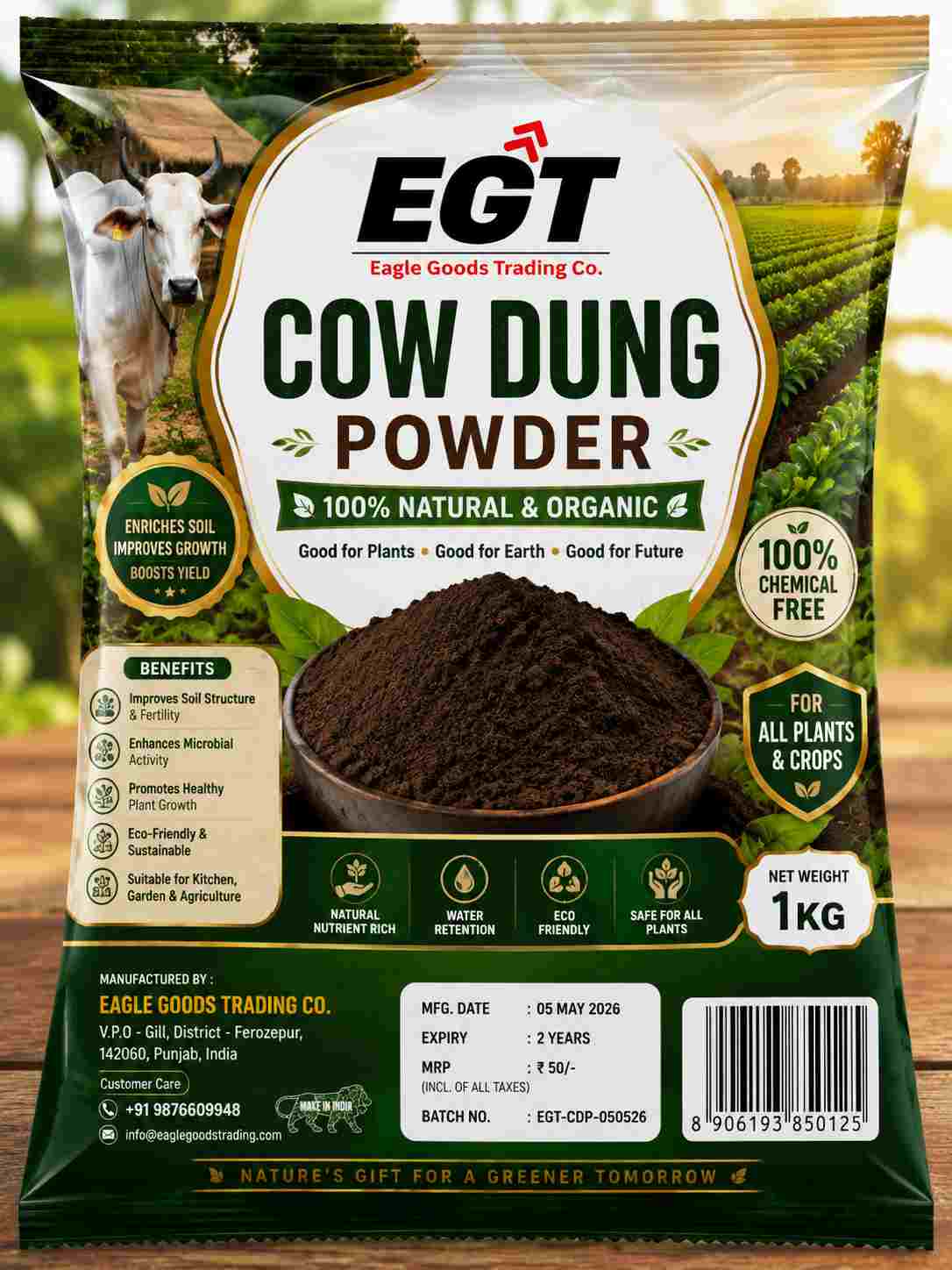 Cowdung Powder