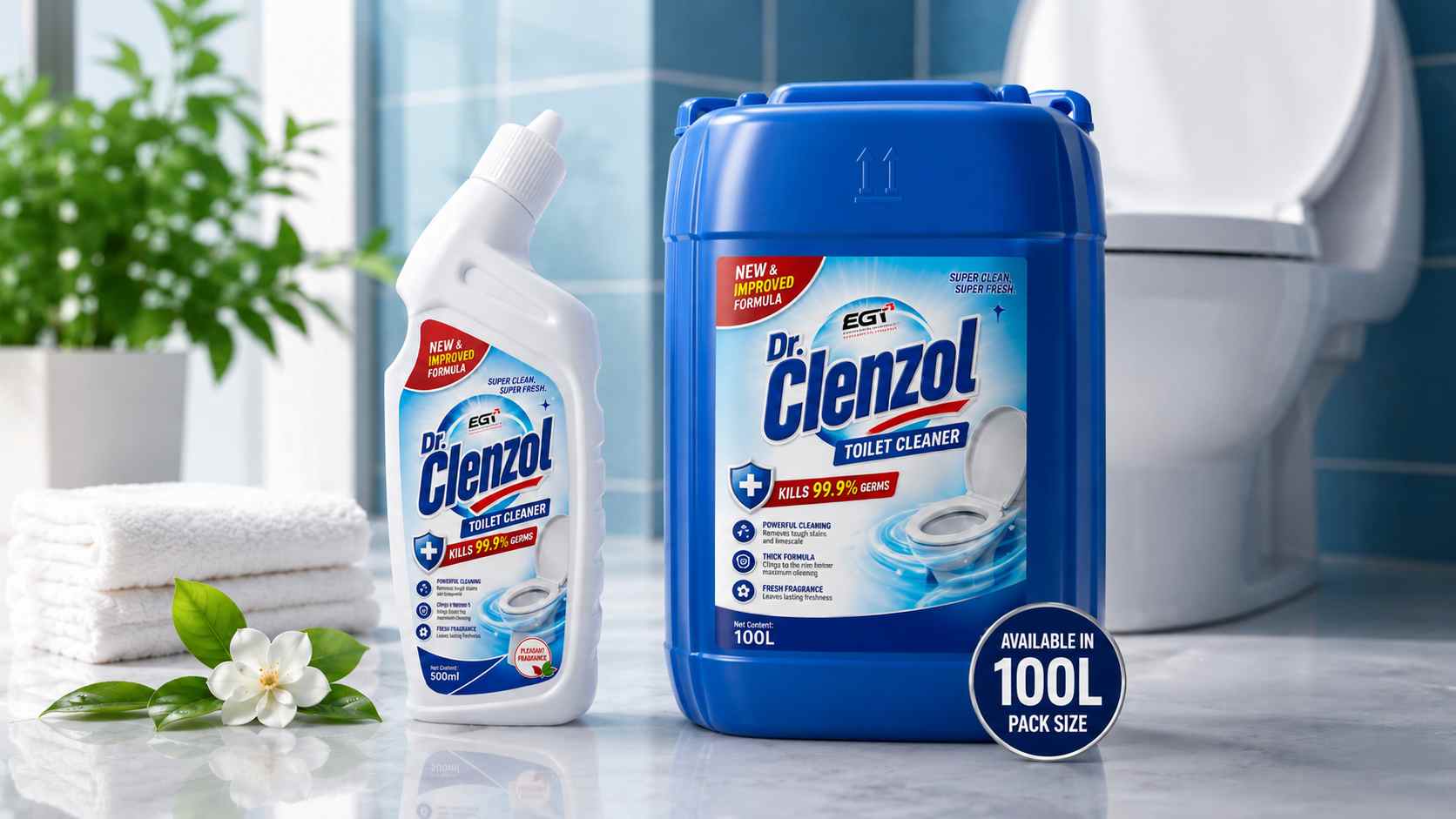 Dr. Clenzol Power-Thick Toilet Cleaner